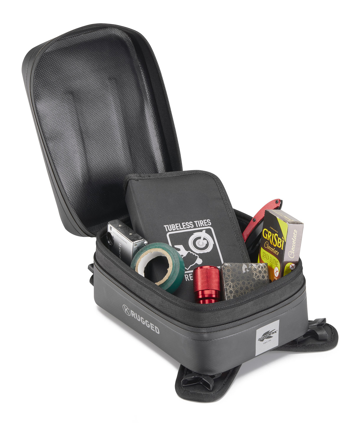 sac reservoir etanche enduro fixation rapide sangles boucles Kappa AV09