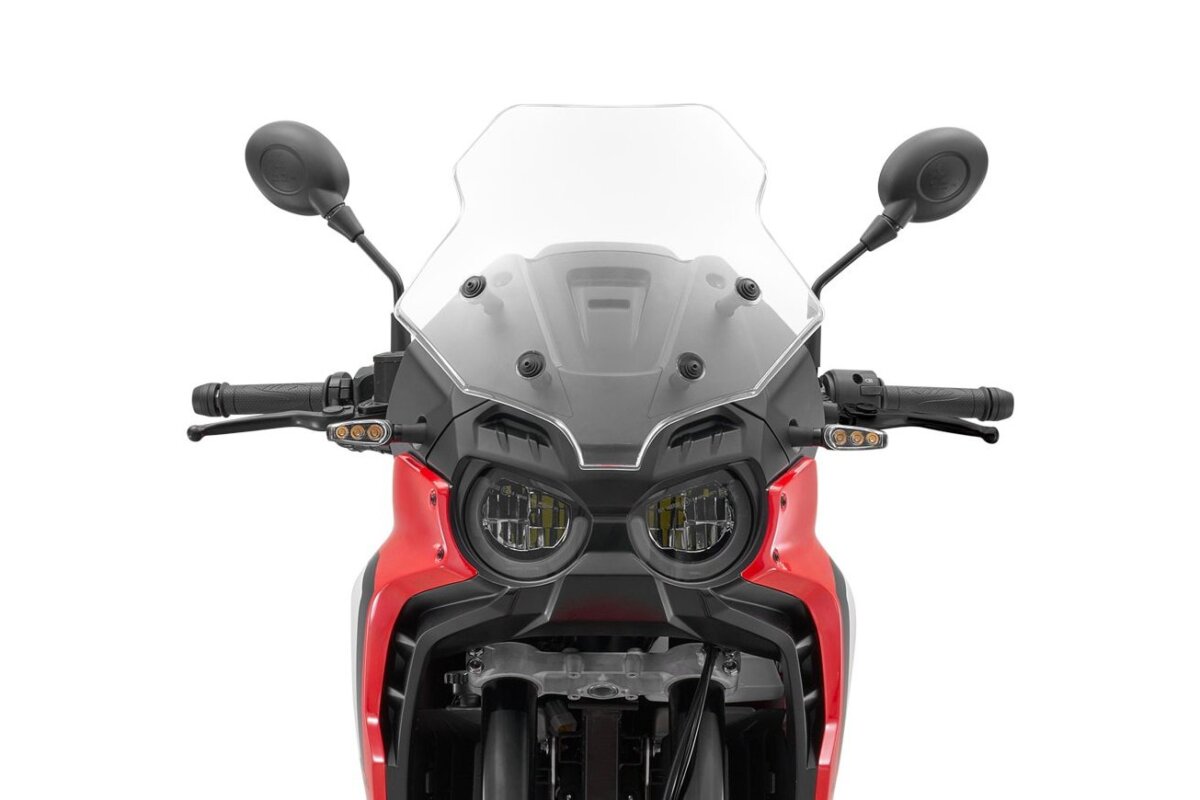 La trail para el A2 que no esperabas es un chollo por menos vue 1 trail A2 QJ Motor SRT 300DX 300cc 21 pouces 18 pouces prix 3999 euros équipement complet