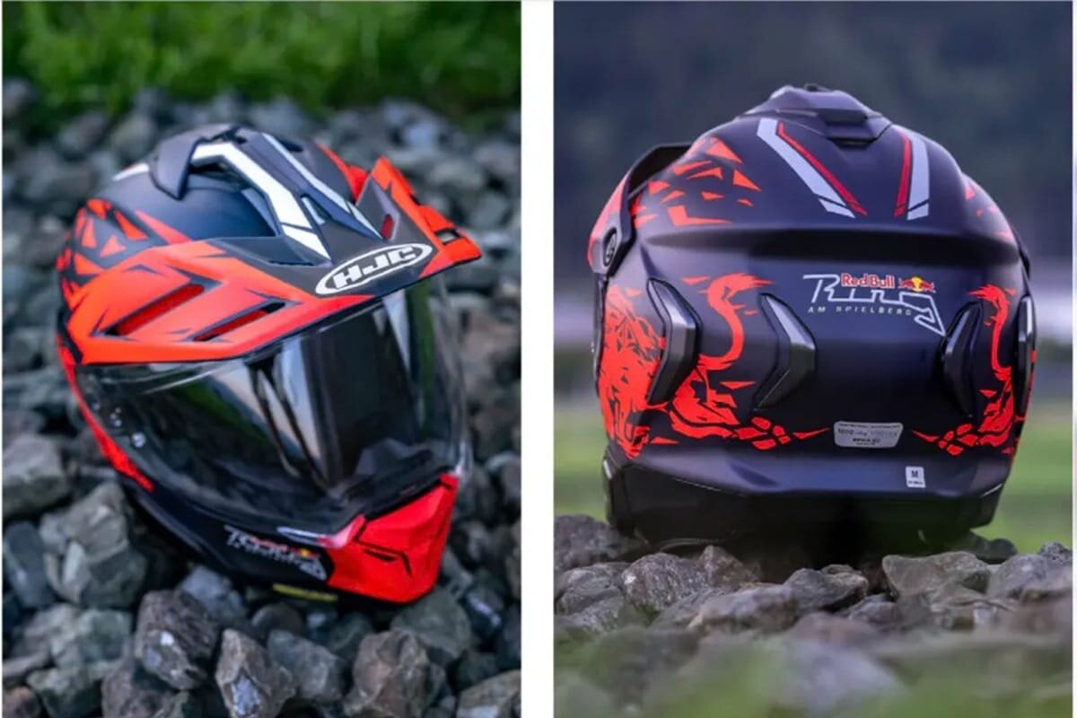 casque HJC RPHA 60 arriere logo Red Bull Ring finition mate homologation ECE 22.06
