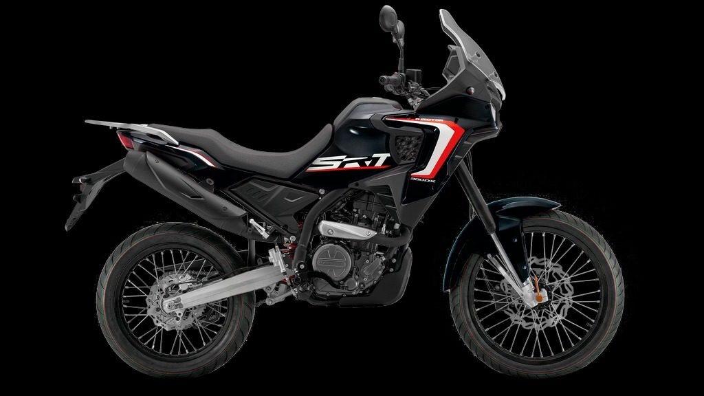 trail A2 QJ Motor SRT 300DX 300cc 21 pouces 18 pouces prix 3999 euros équipement complet