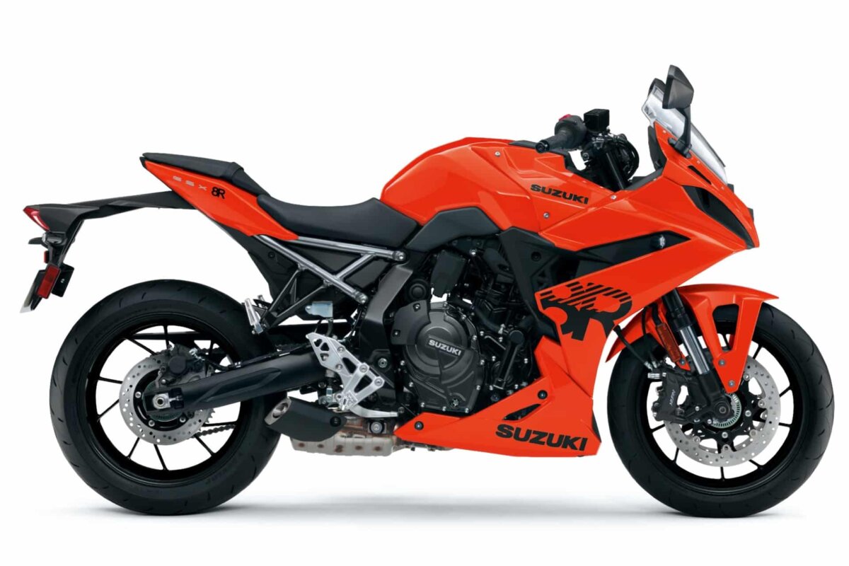 Suzuki GSX-8R 2026 sportive carénée 776 cm3 83 ch prix 8899 euros coloris orange