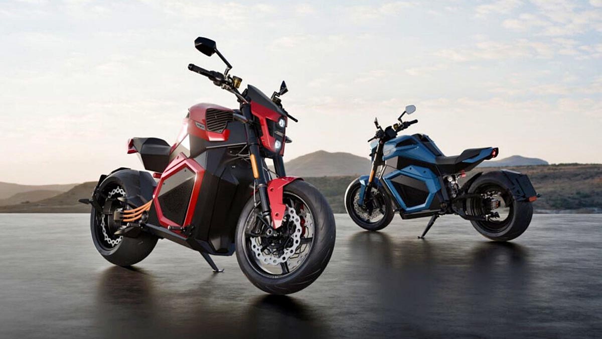 moto électrique Verge TS Pro face avant design futuriste sportive