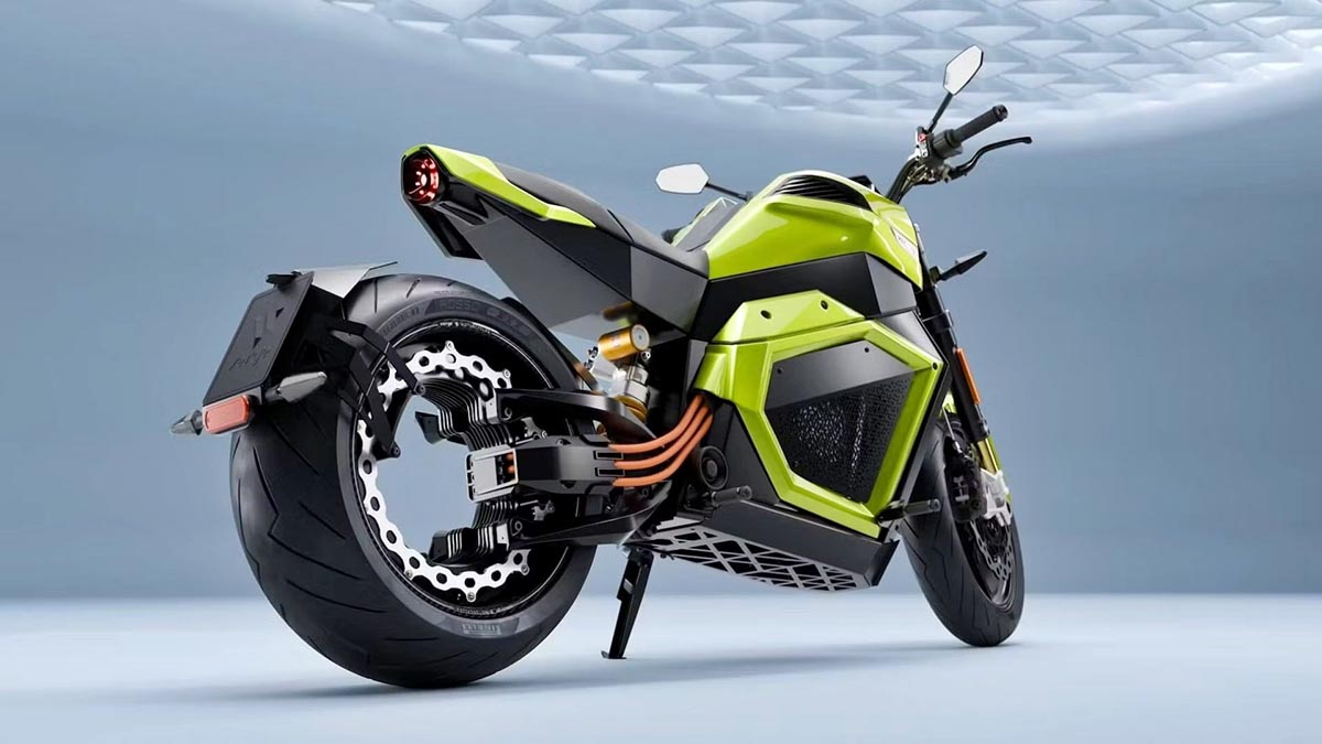Verge TS Pro arrière moto électrique roue moteur intégré Donut Lab