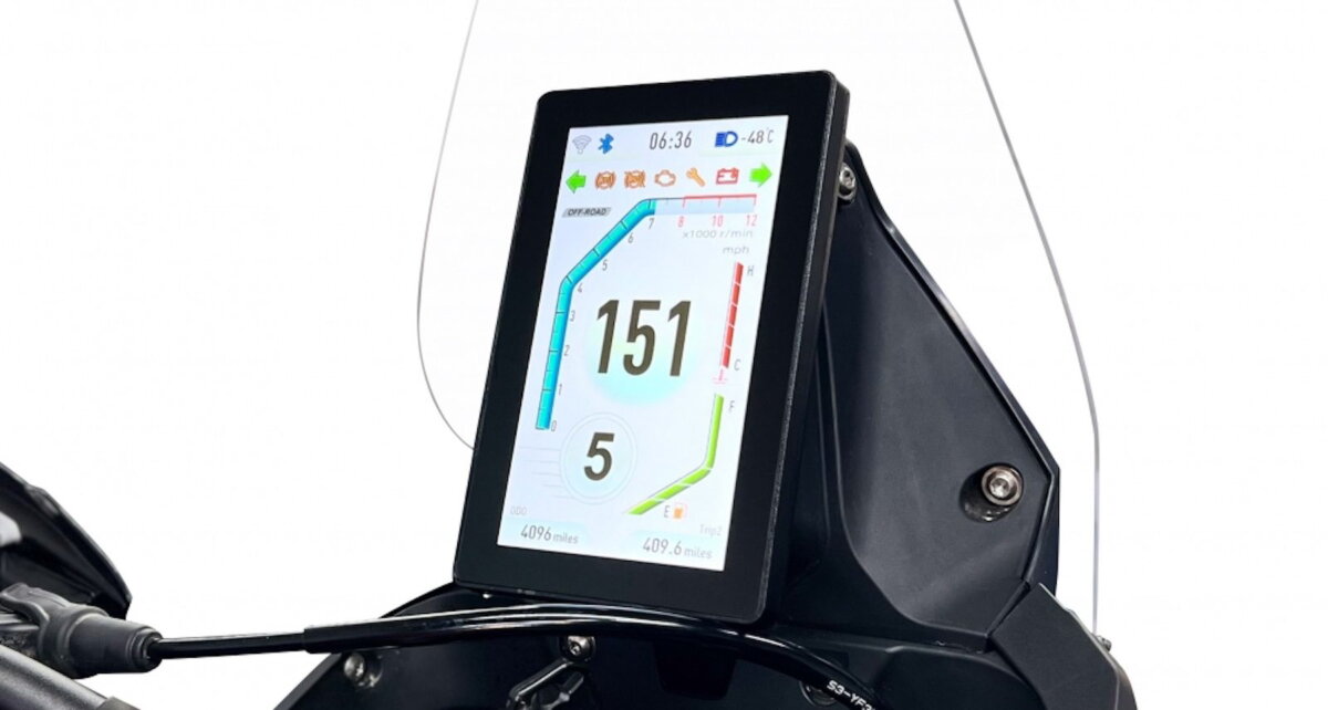 tableau de bord trail Rieju Aventura Rally 307 instrumentation
