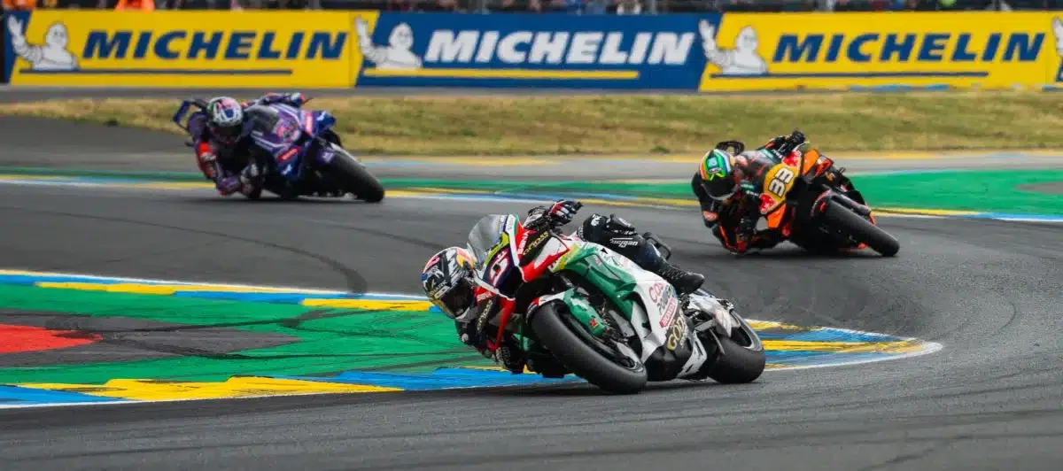 MotoGP Le Mans Aprilia triplé Martin Bezzecchi Ogura hiérarchie