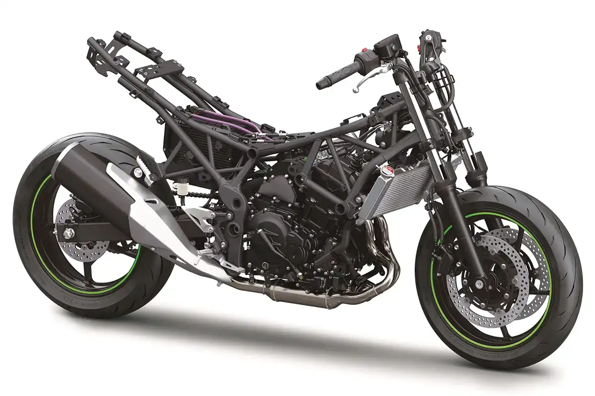 moteur hybride Kawasaki Ninja 7